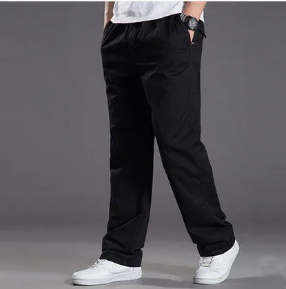 2021 Spring Summer Casual Pant Men Loose Fashion Zipper Pocket Trousers Super Large Size Xl-6xl