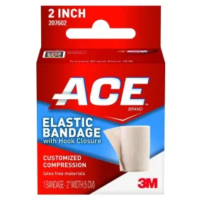 3M™ Ace™ Single Hook and Loop Closure Elastic Bandage, 2 Inch x 4-2/10 Foot, 1 Each