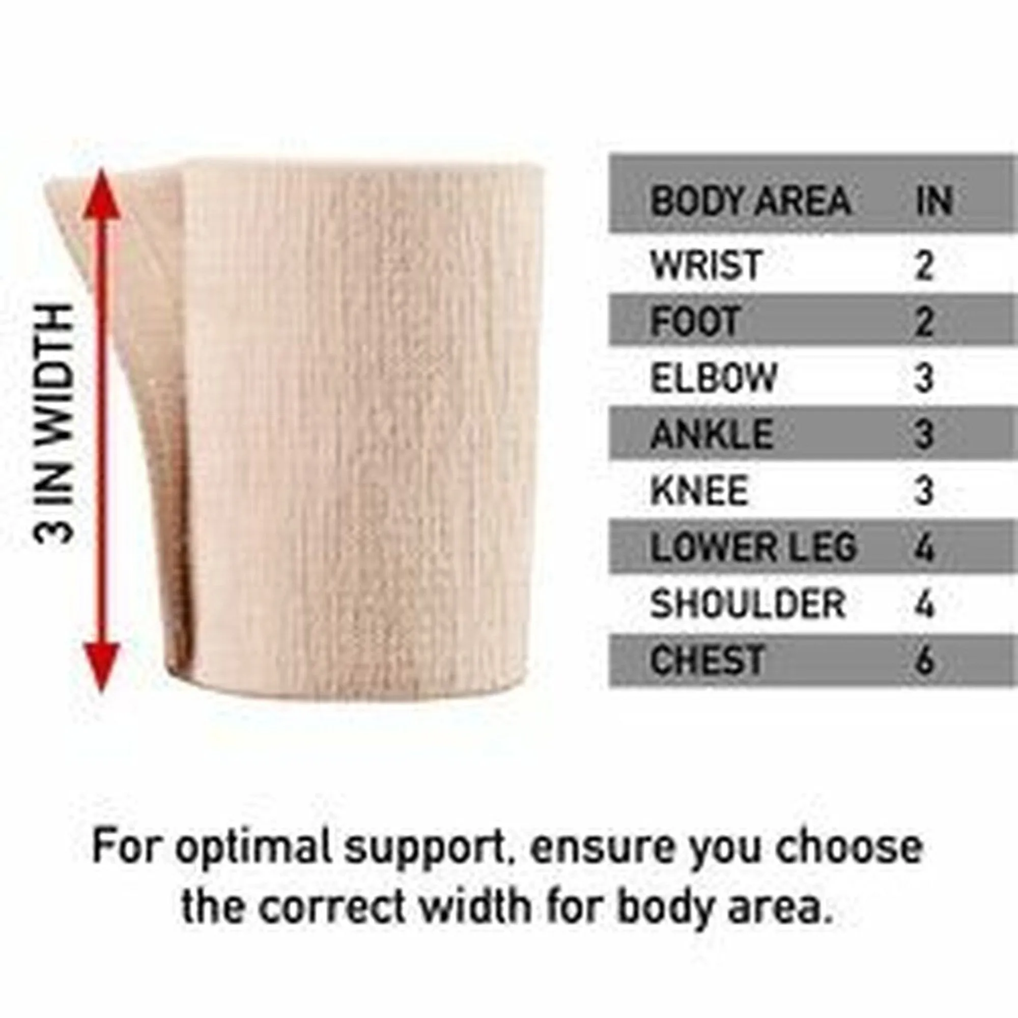 3M™ Ace™ Single Hook and Loop Closure Elastic Bandage, 2 Inch x 4-2/10 Foot, 1 Each