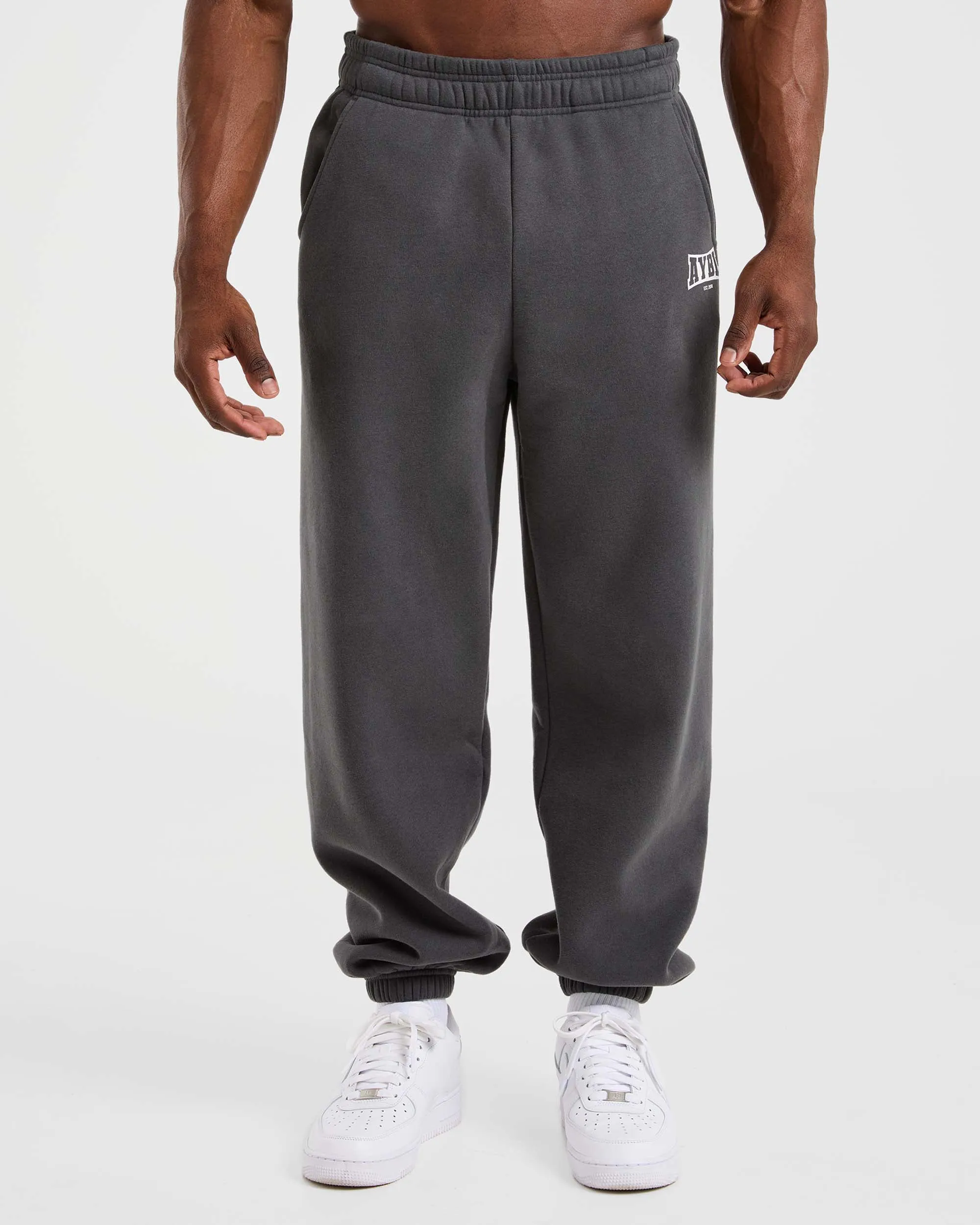 Academy Oversized Joggers - Charcoal