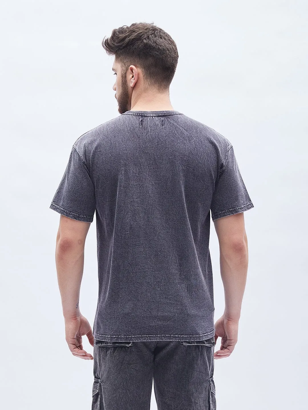 Acid Washed Carpenter Oversized Tshirt