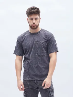 Acid Washed Carpenter Oversized Tshirt