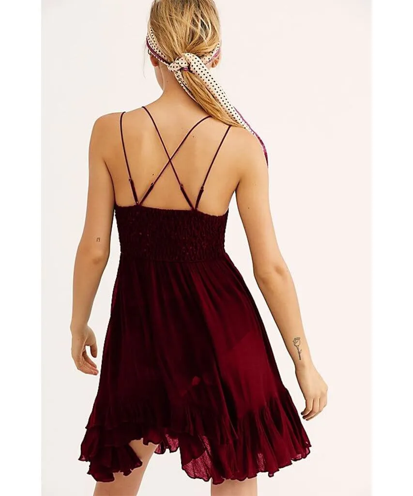 Adella Slip Wine Dress