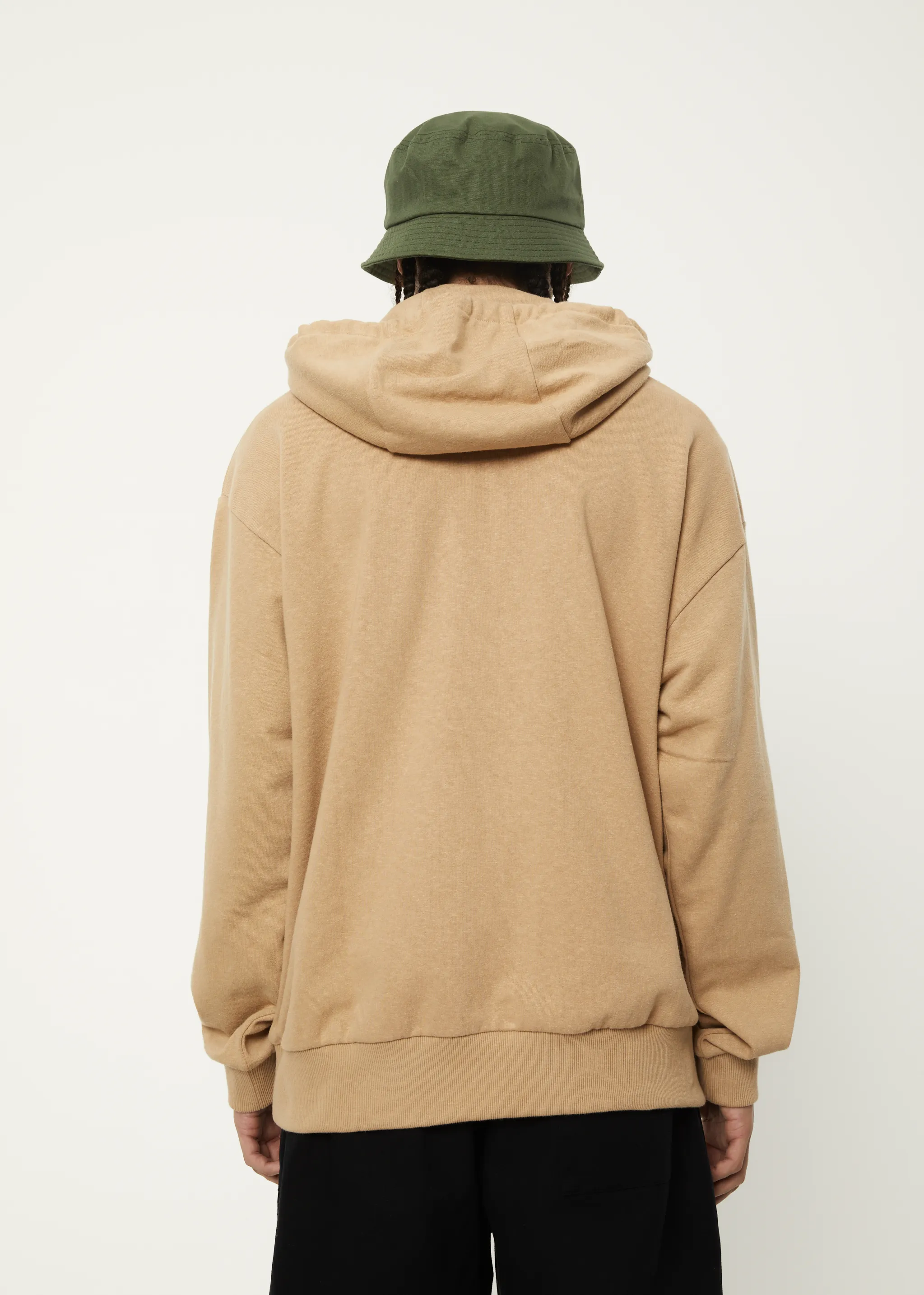 AFENDS Mens World Problems - Hoodie - Tan