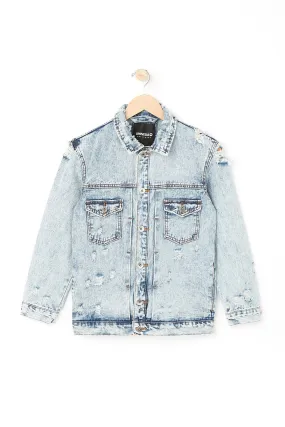 Amnesia Youth Destroyed Denim Jacket