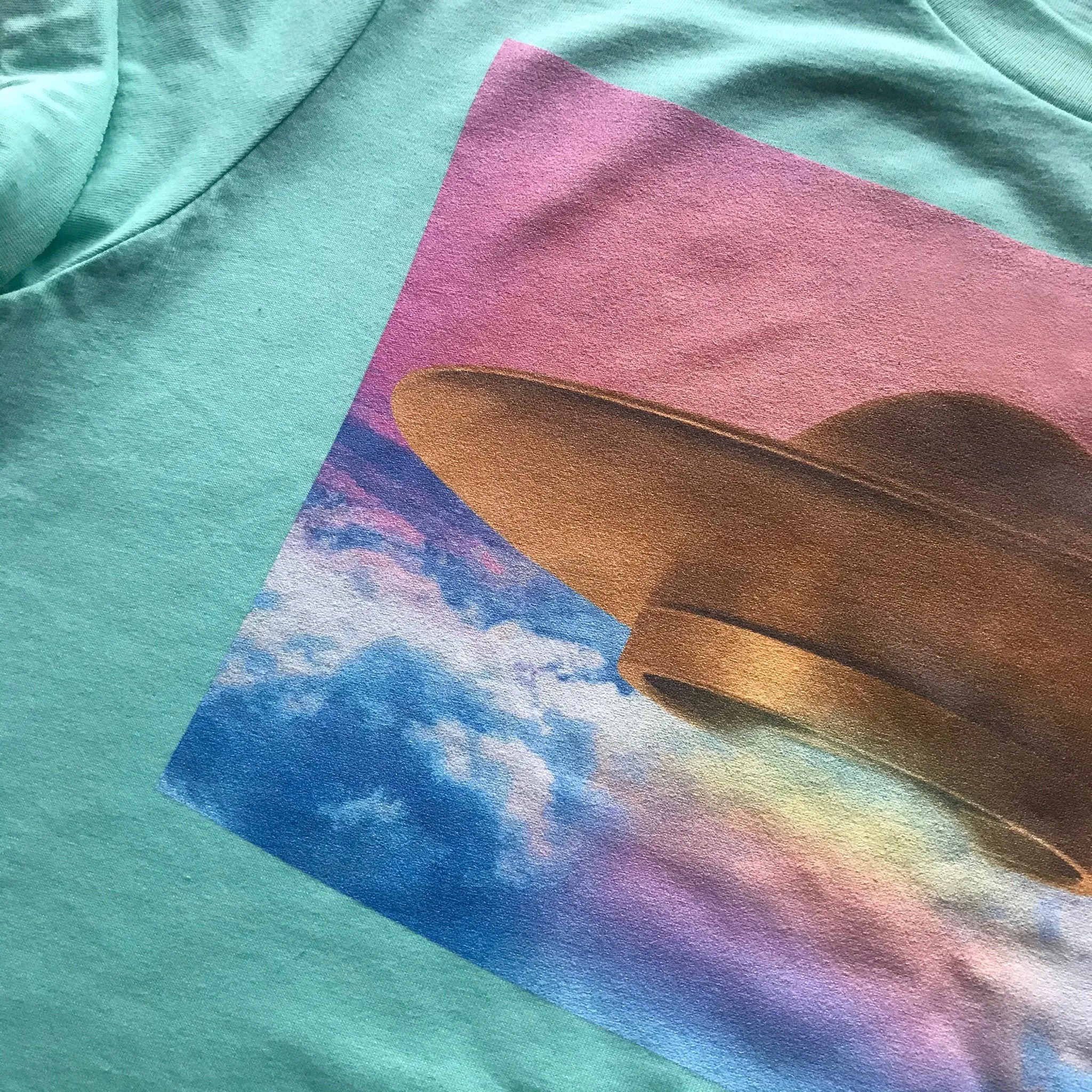 Anime Sky Gold UFO Shirt