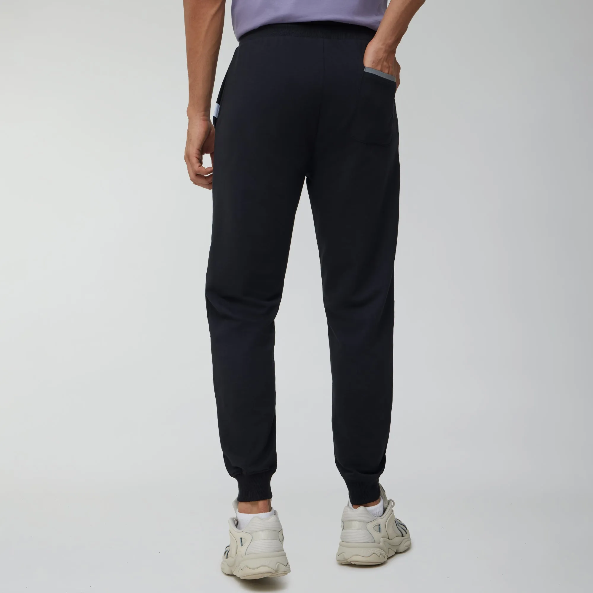 Ascent French Terry Cotton Blend Joggers Pitch Black