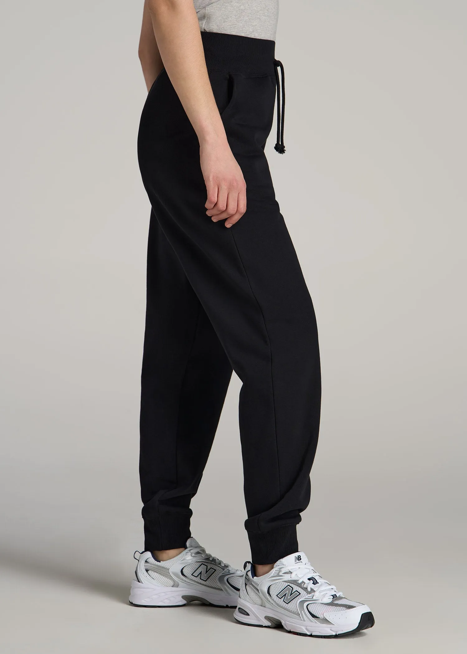 A.T. Basics Athletic Joggers for Tall Women in Black