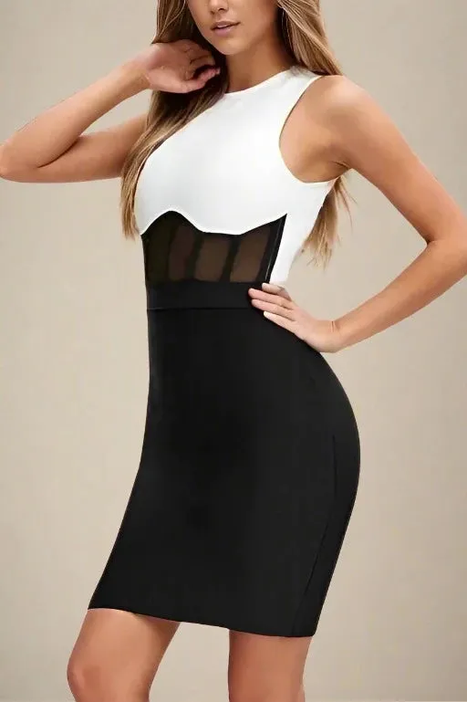 Audrey Bandage Dress - Classic Black