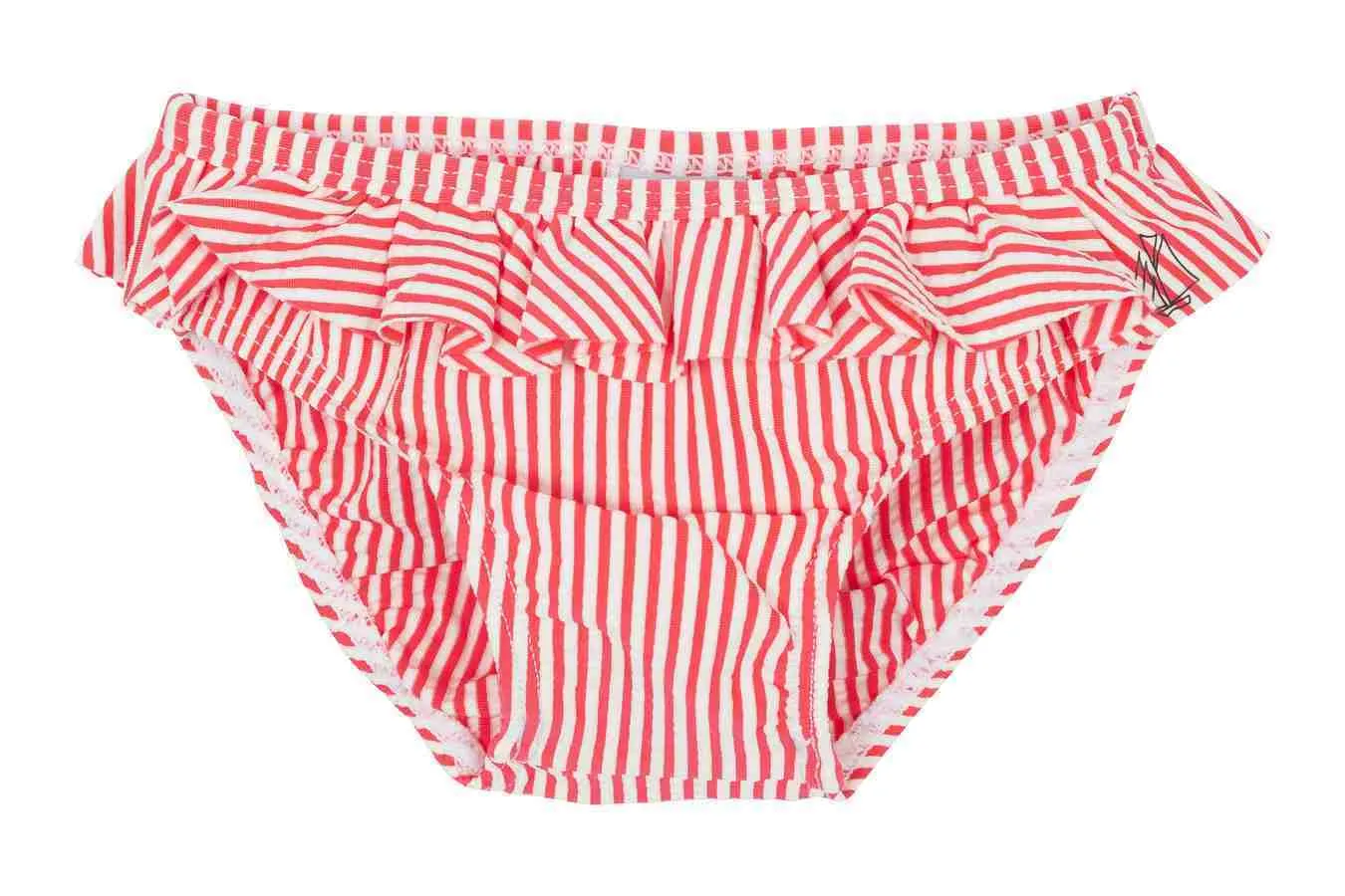 Baby Striped Ruffle Swim Bottoms