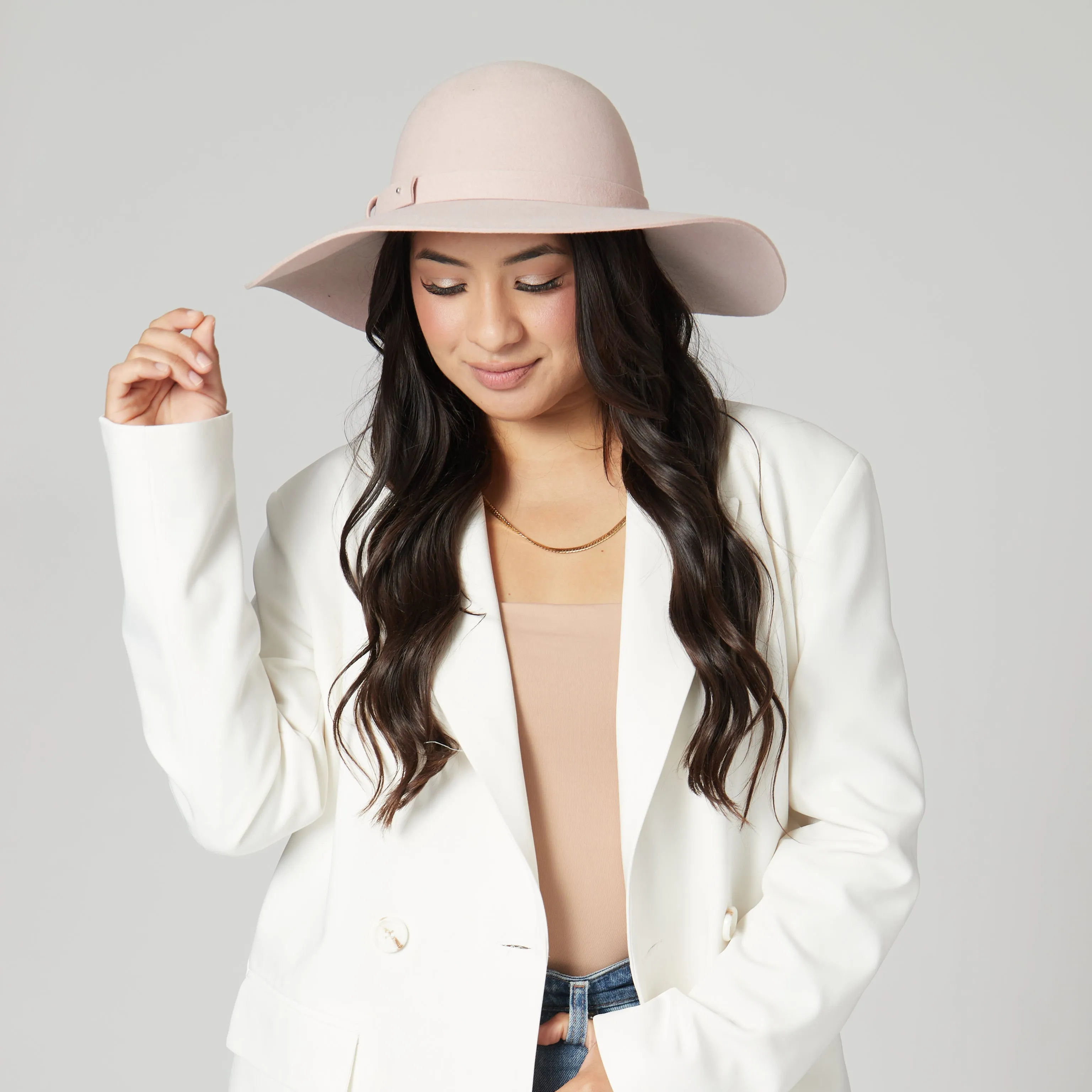 Beyond The Prairie - Women's Packable Floppy Hat with Felt Band