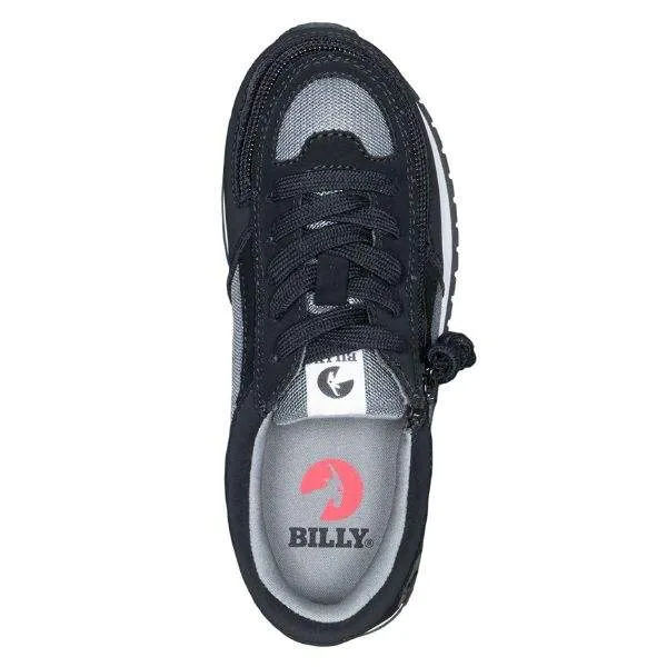 BILLY Kids Black Charcoal Jogger Adaptive Sneaker (EasyOn)