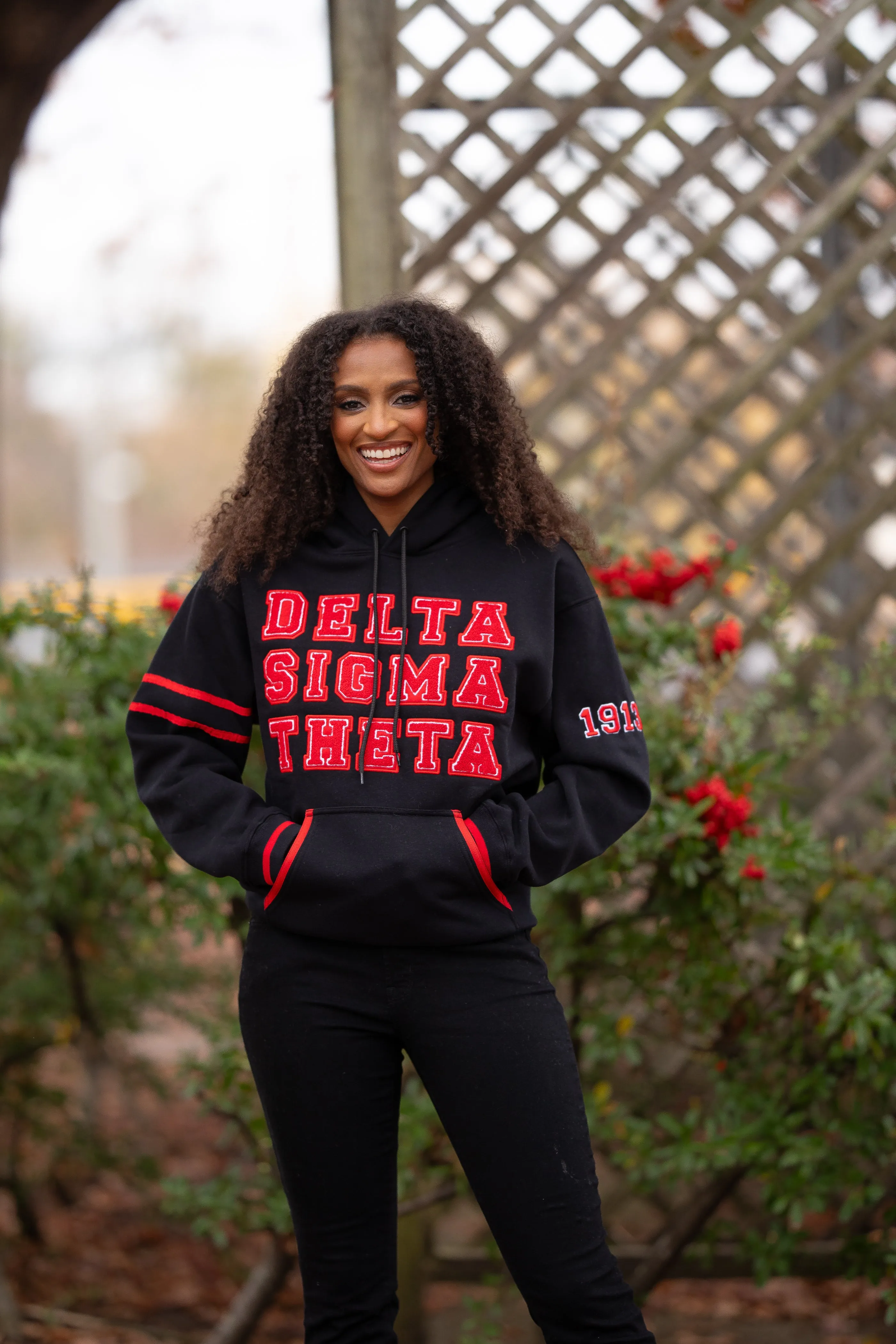 Black Delta Sigma Theta Hoodie Unisex