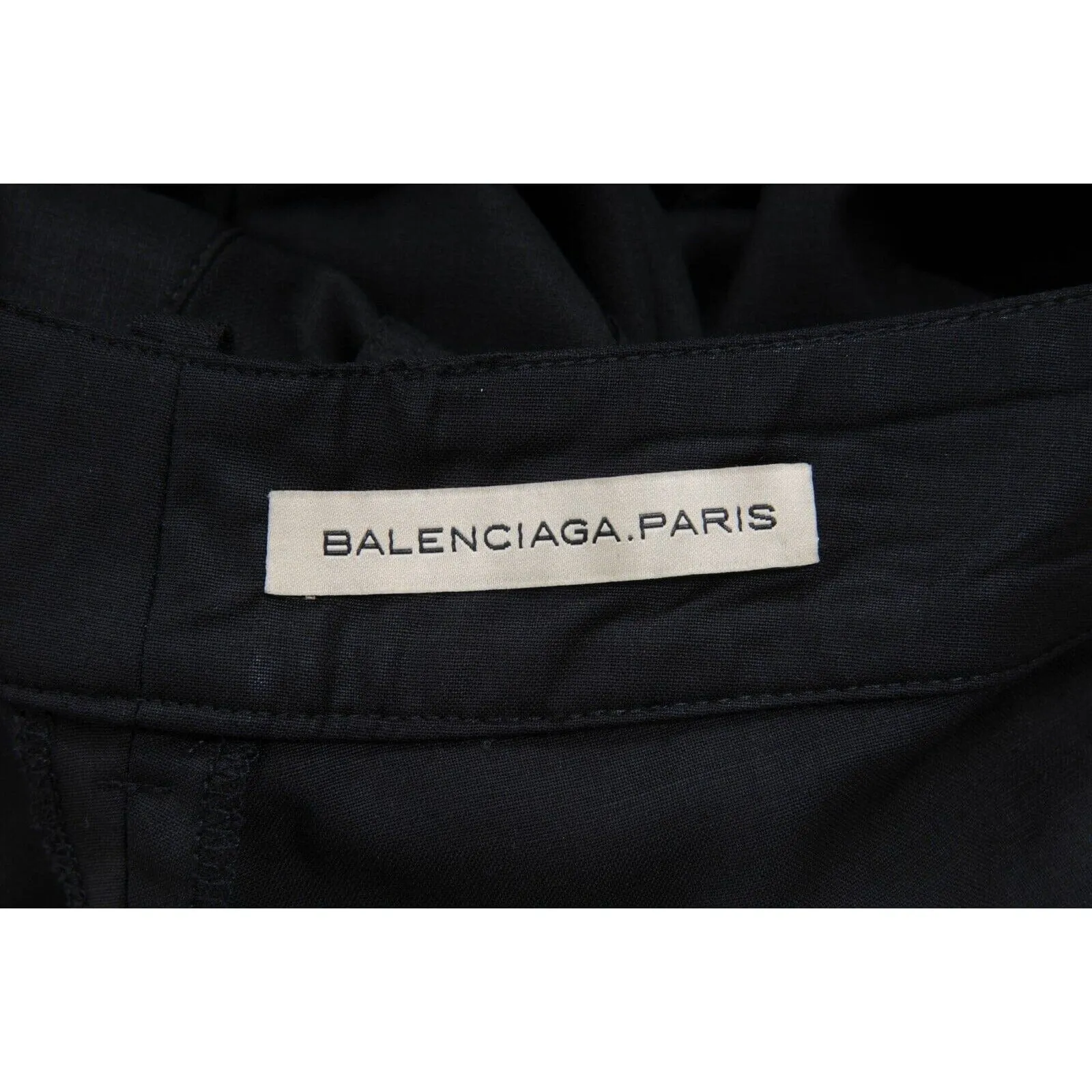 Black Wool Jeans Trousers