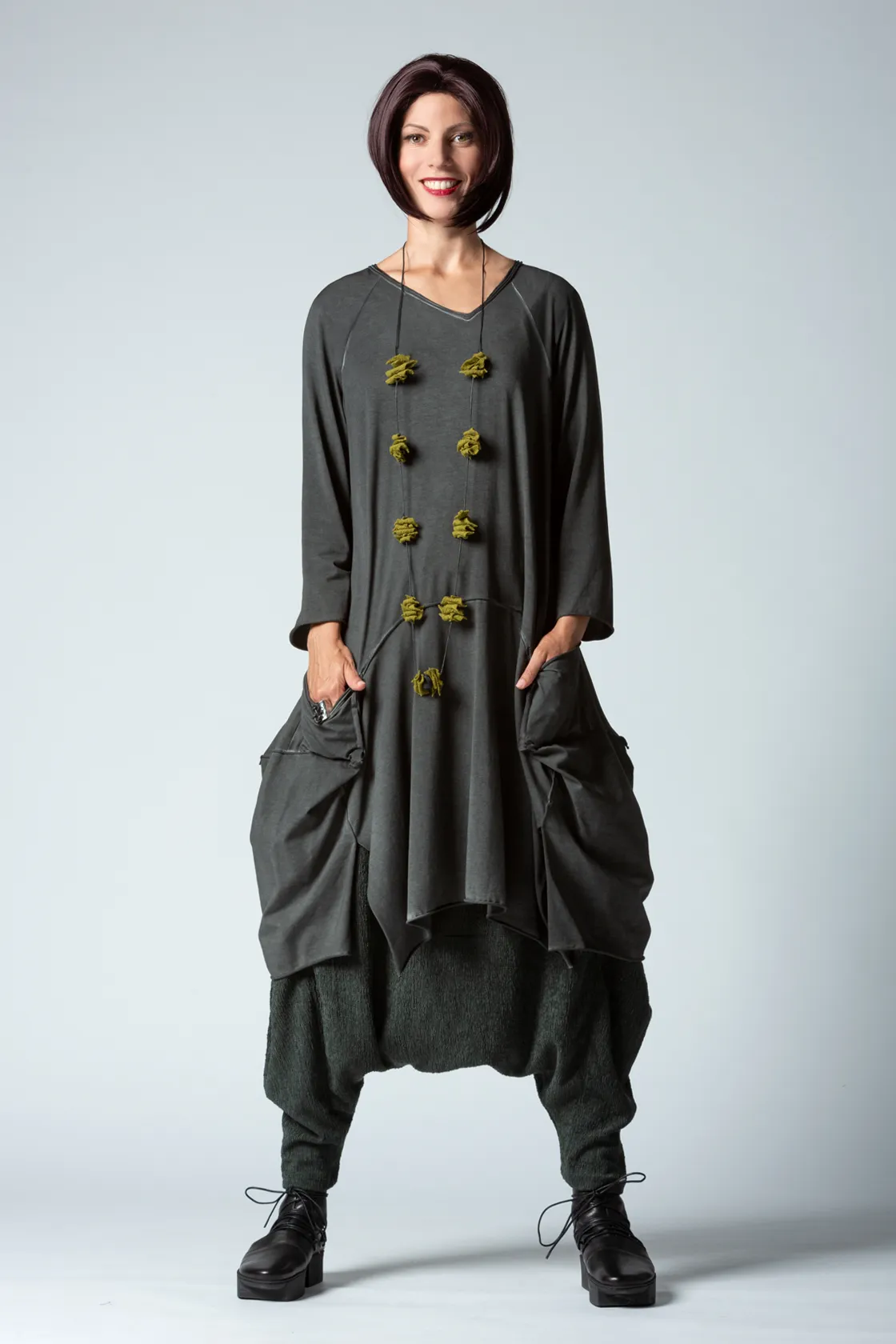 Bolzano Tunic in Grey Stonewash Tokyo