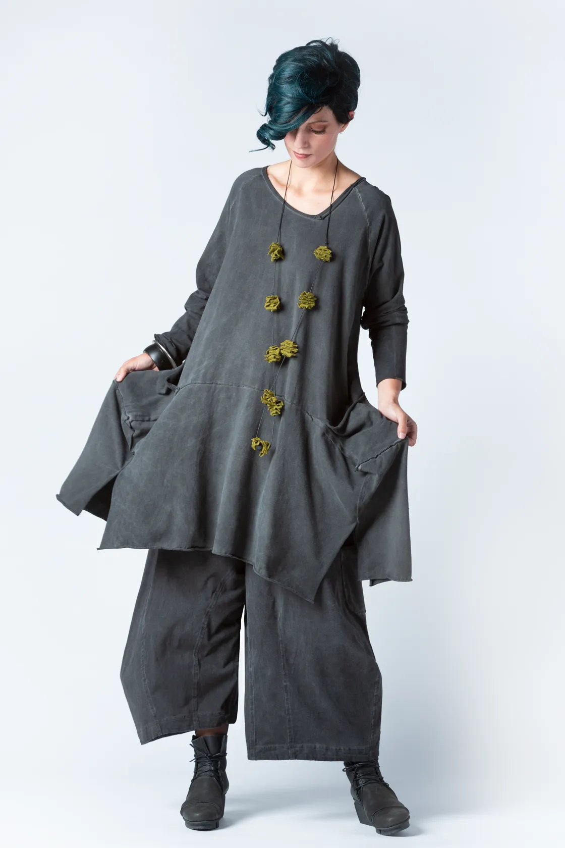 Bolzano Tunic in Grey Stonewash Tokyo