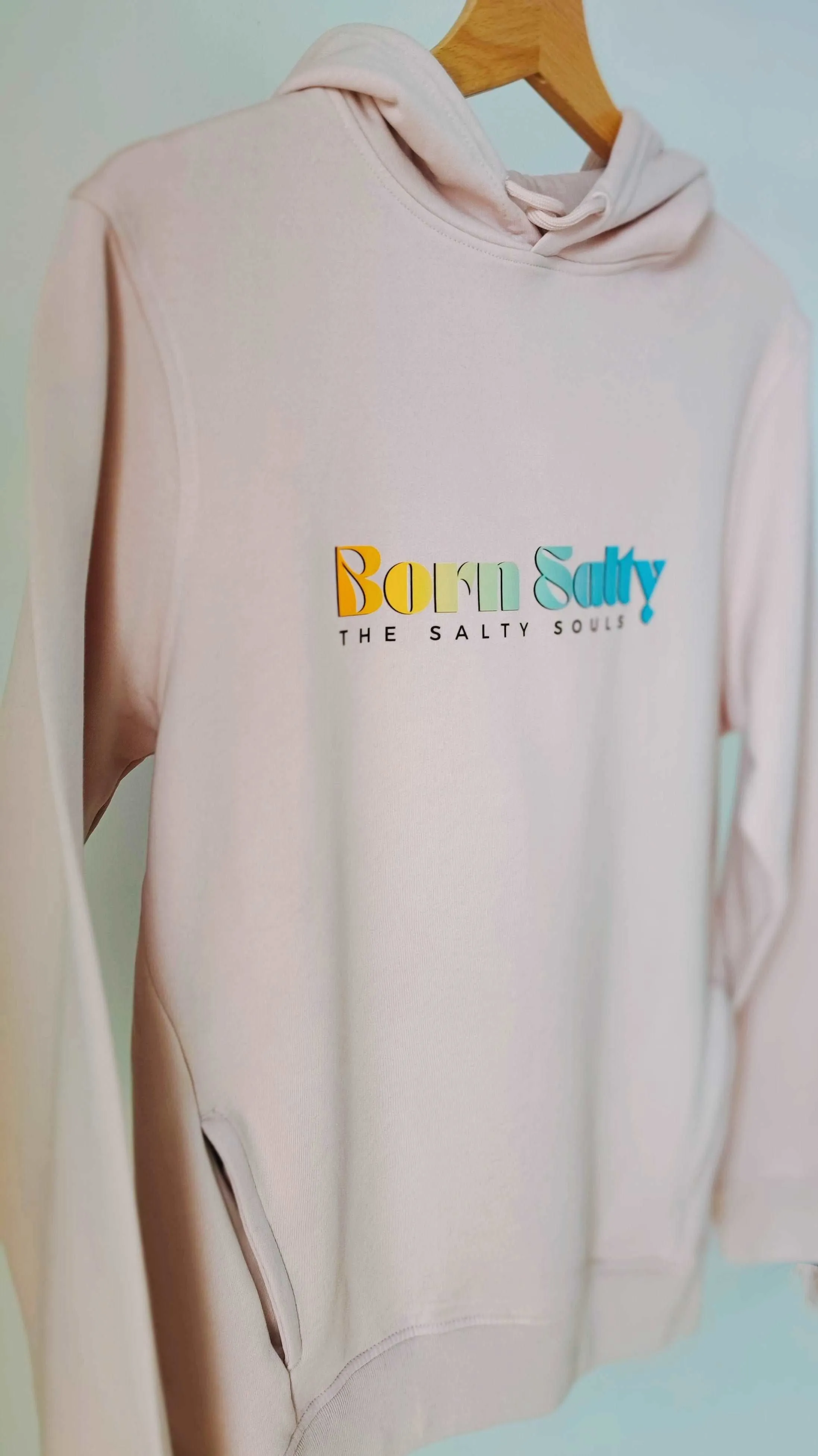 BORN SALTY HOODIE PINK