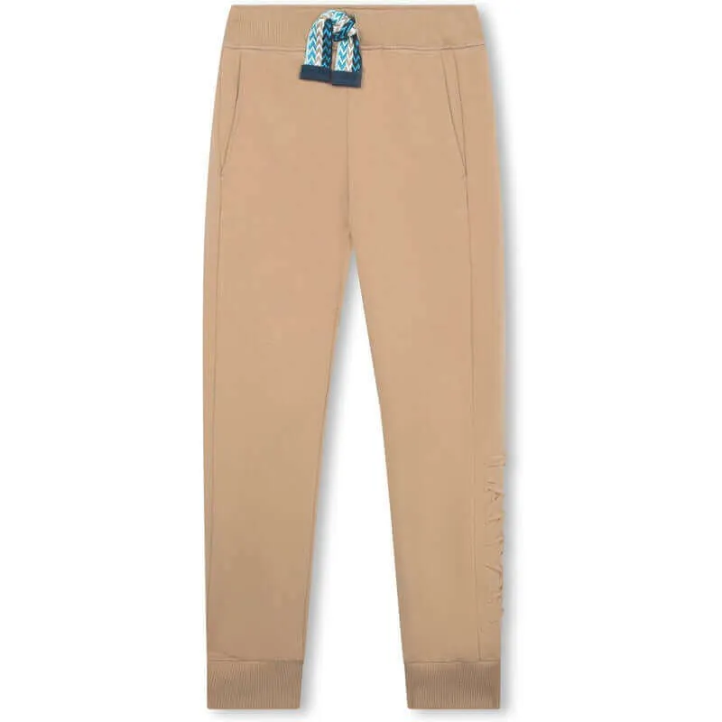 Boys Beige Curb Joggers