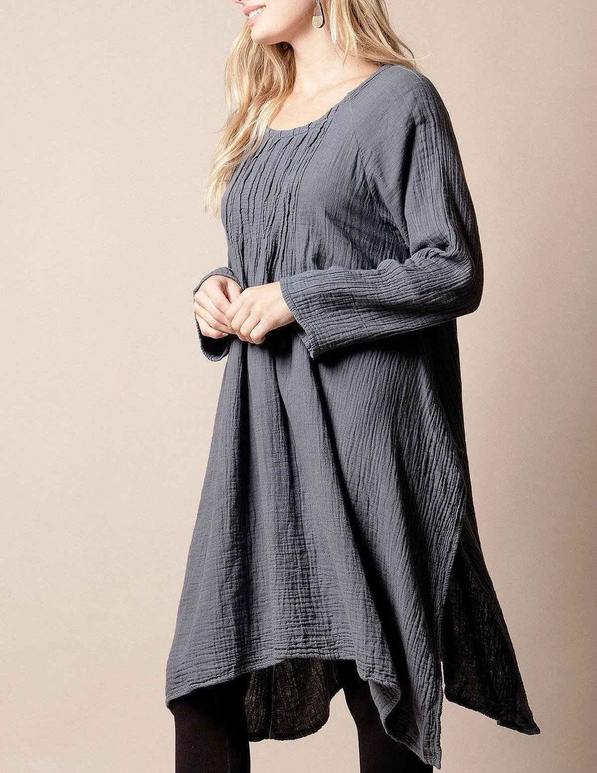 Brenley Tunic Dress - Grey