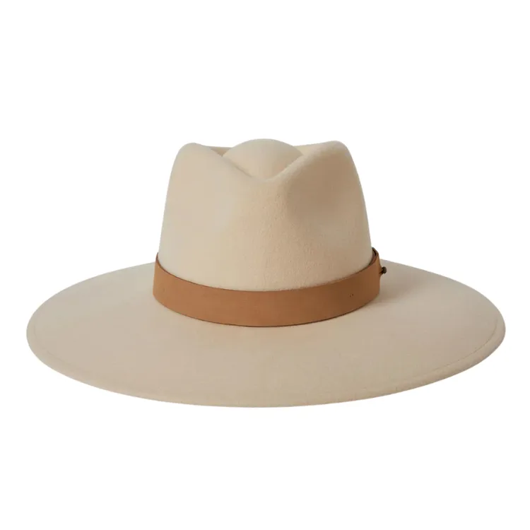 Brixton Eleanor Felt Packable Hat - Macadamia