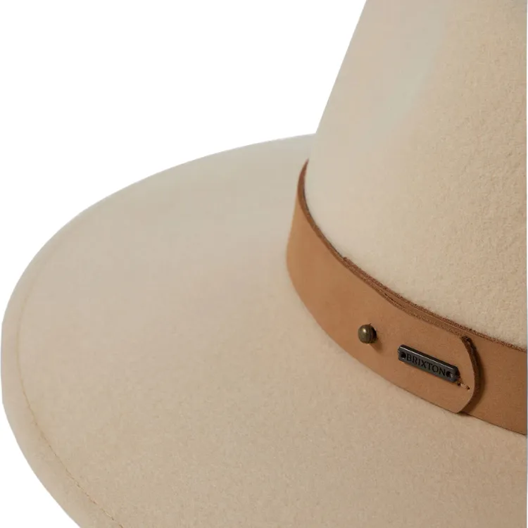 Brixton Eleanor Felt Packable Hat - Macadamia