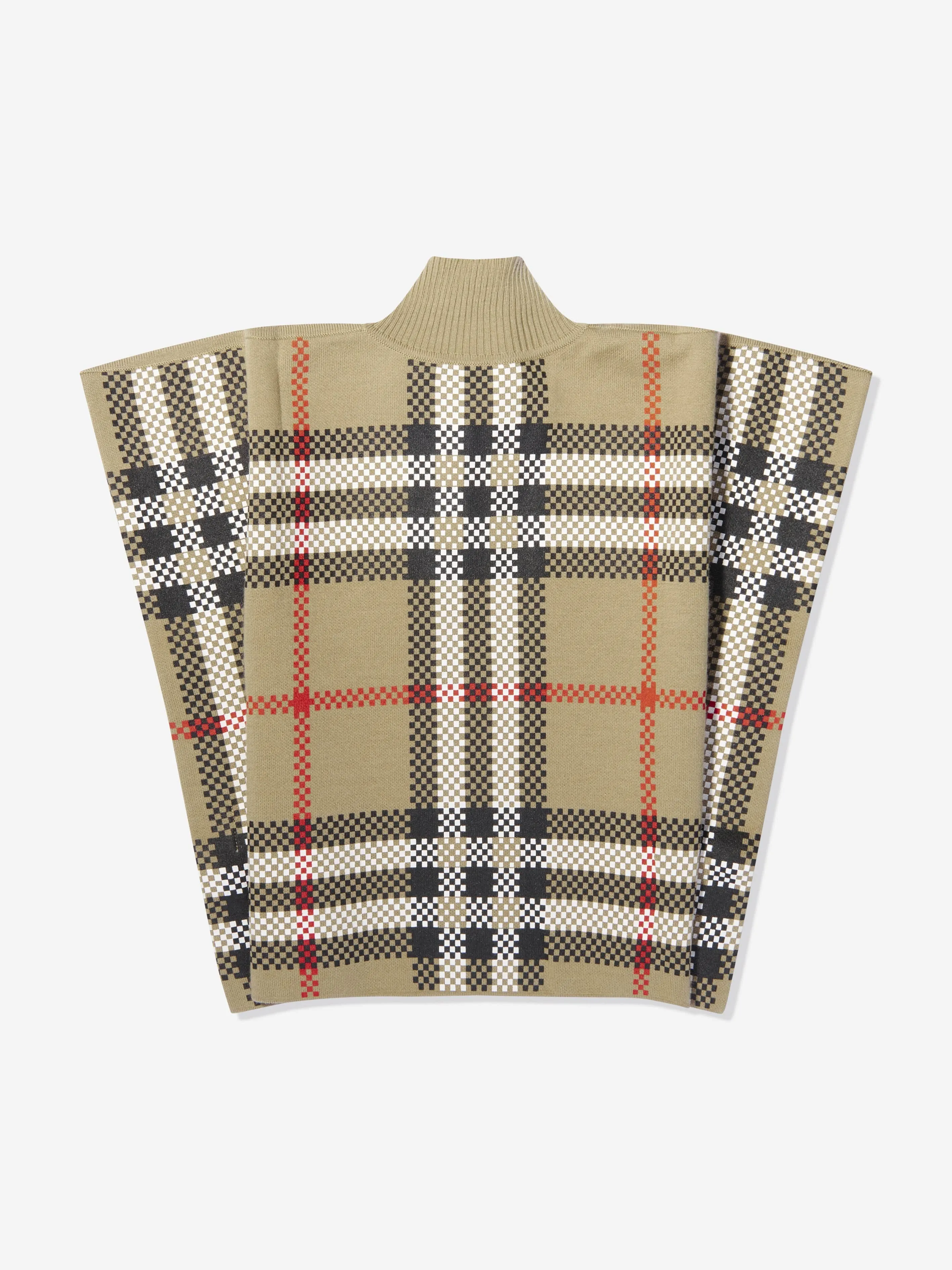 Burberry Baby Girls Ginny Cape in Archive Beige Check