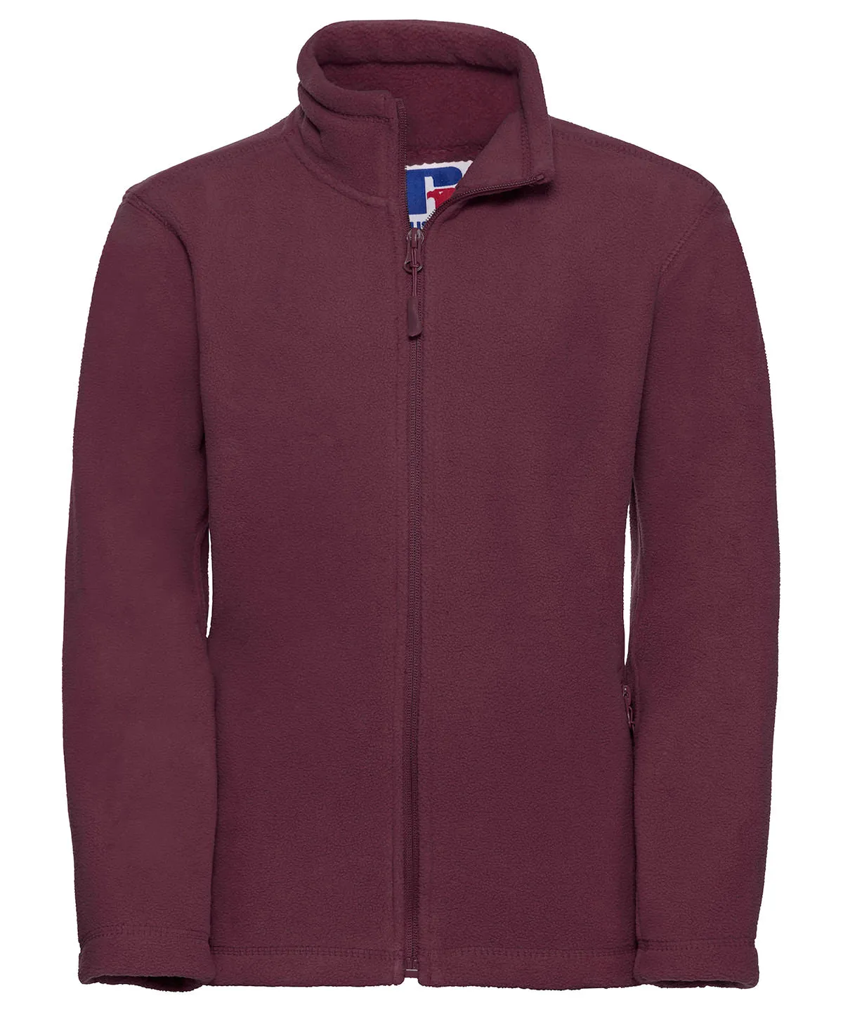 Burgundy - Kids full-zip outdoor fleece