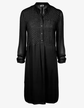 Buttoned Tunic - Black