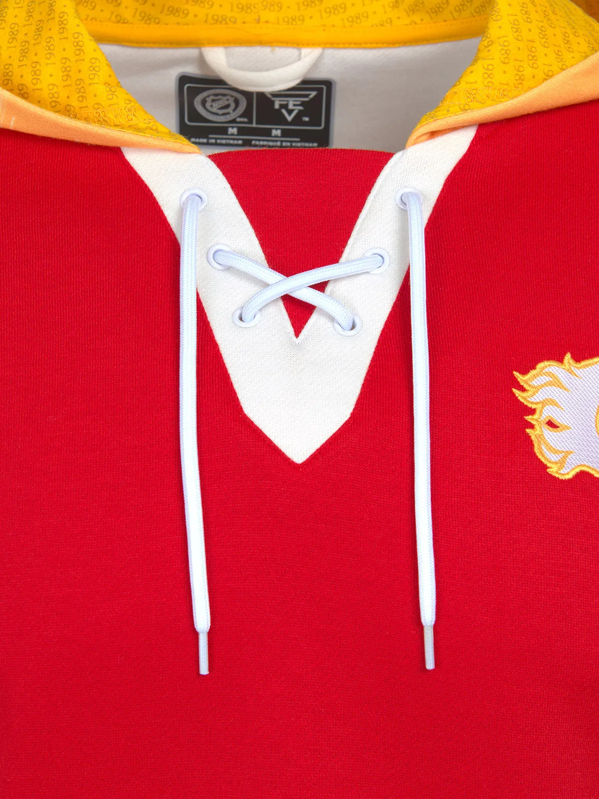 Calgary Flames Lace-Up Hoodie