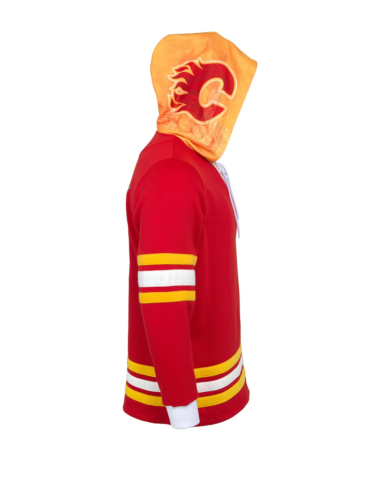 Calgary Flames Lace-Up Hoodie