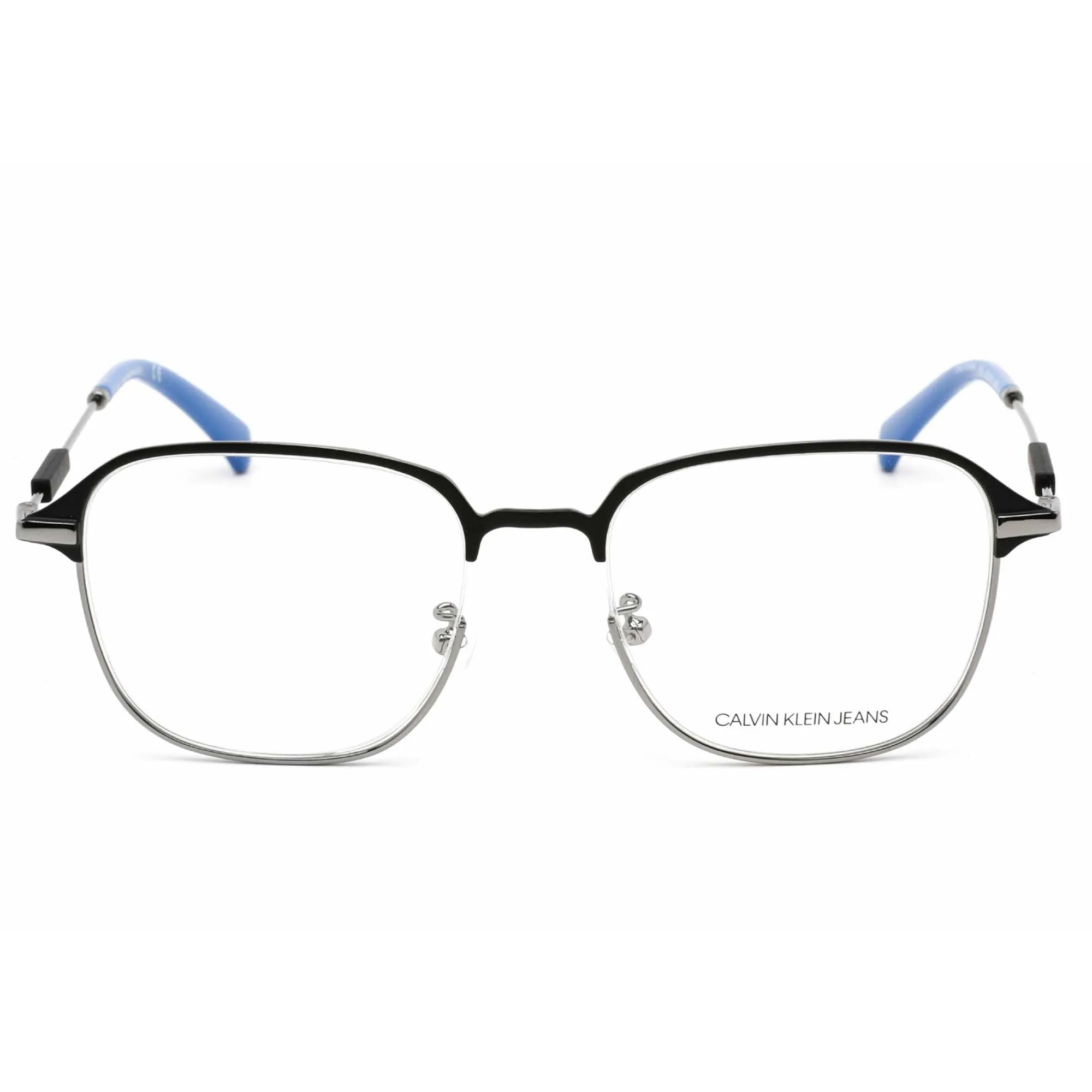 Calvin Klein Jeans Unisex Eyeglasses - Black/Blue Frame Clear Lens | CKJ19104A 002