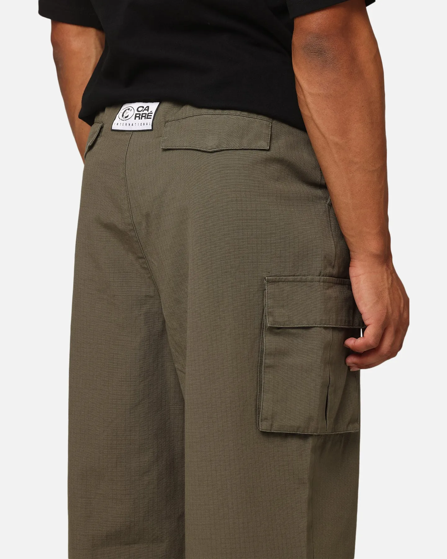 Carre Tactical Baggy Cargo Pants Khaki