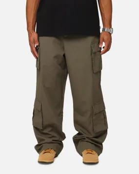 Carre Tactical Baggy Cargo Pants Khaki