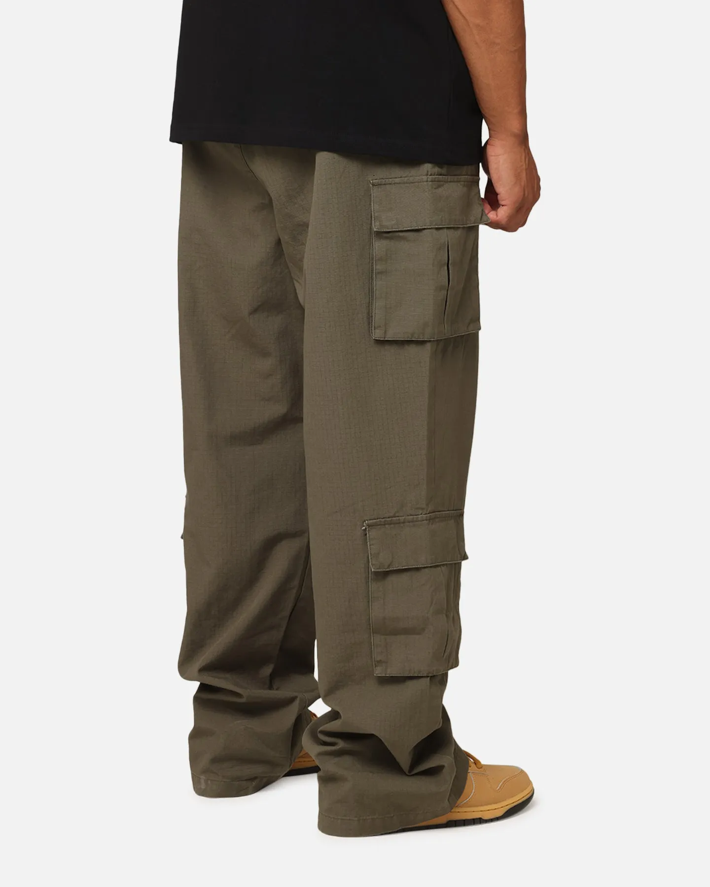 Carre Tactical Baggy Cargo Pants Khaki