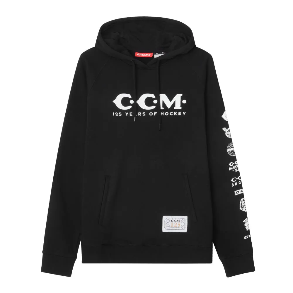 CCM 125 ANNIVERSARY WOMEN'S BLACK HOODIE