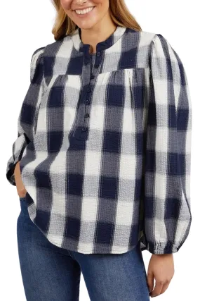 CEDAR CHECK BLOUSE - 8138015