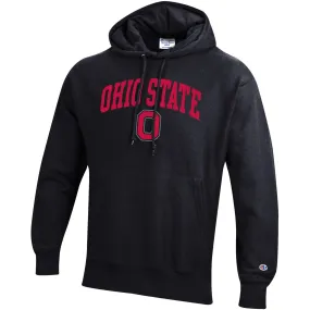 Champion Ohio State Arch Logo Reverse Weave Hoodie - Black