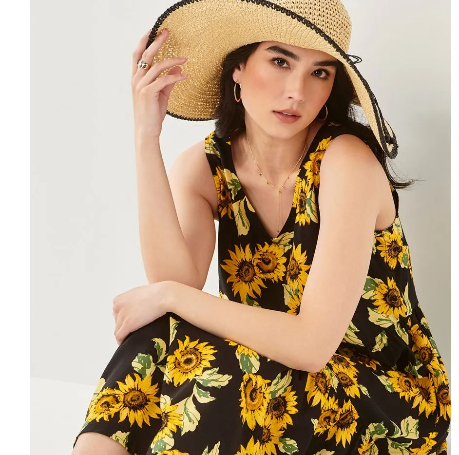 Charlie Paige Boho Packable Oversize Hat