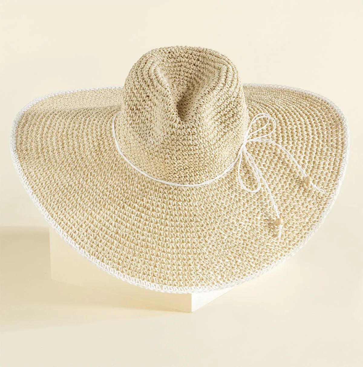 Charlie Paige Boho Packable Oversize Hat