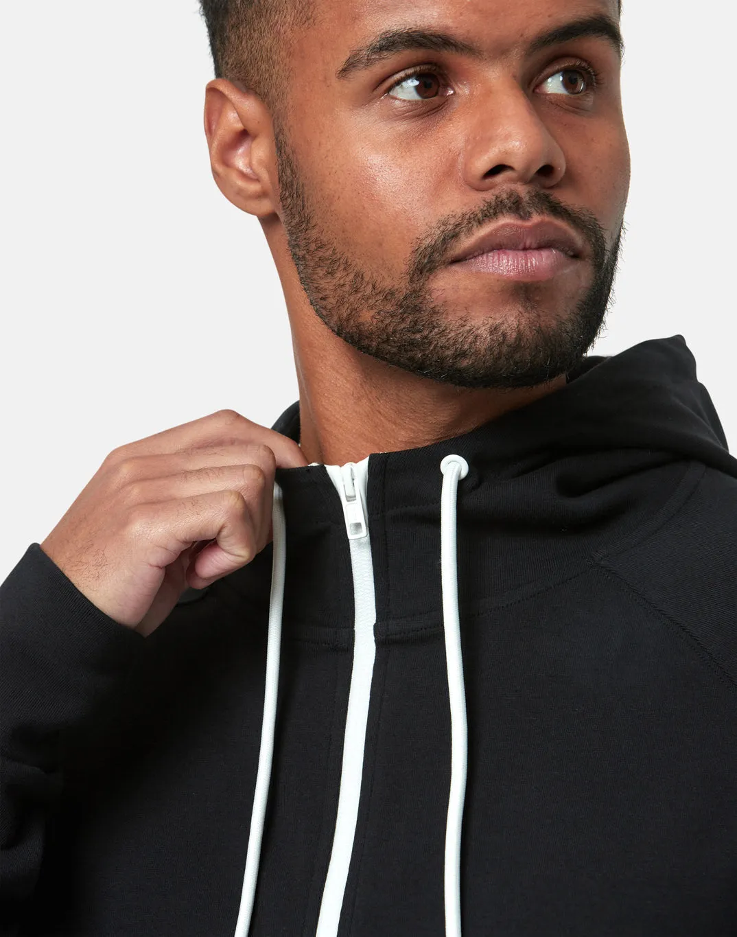 Chill Zip Hoodie in Black