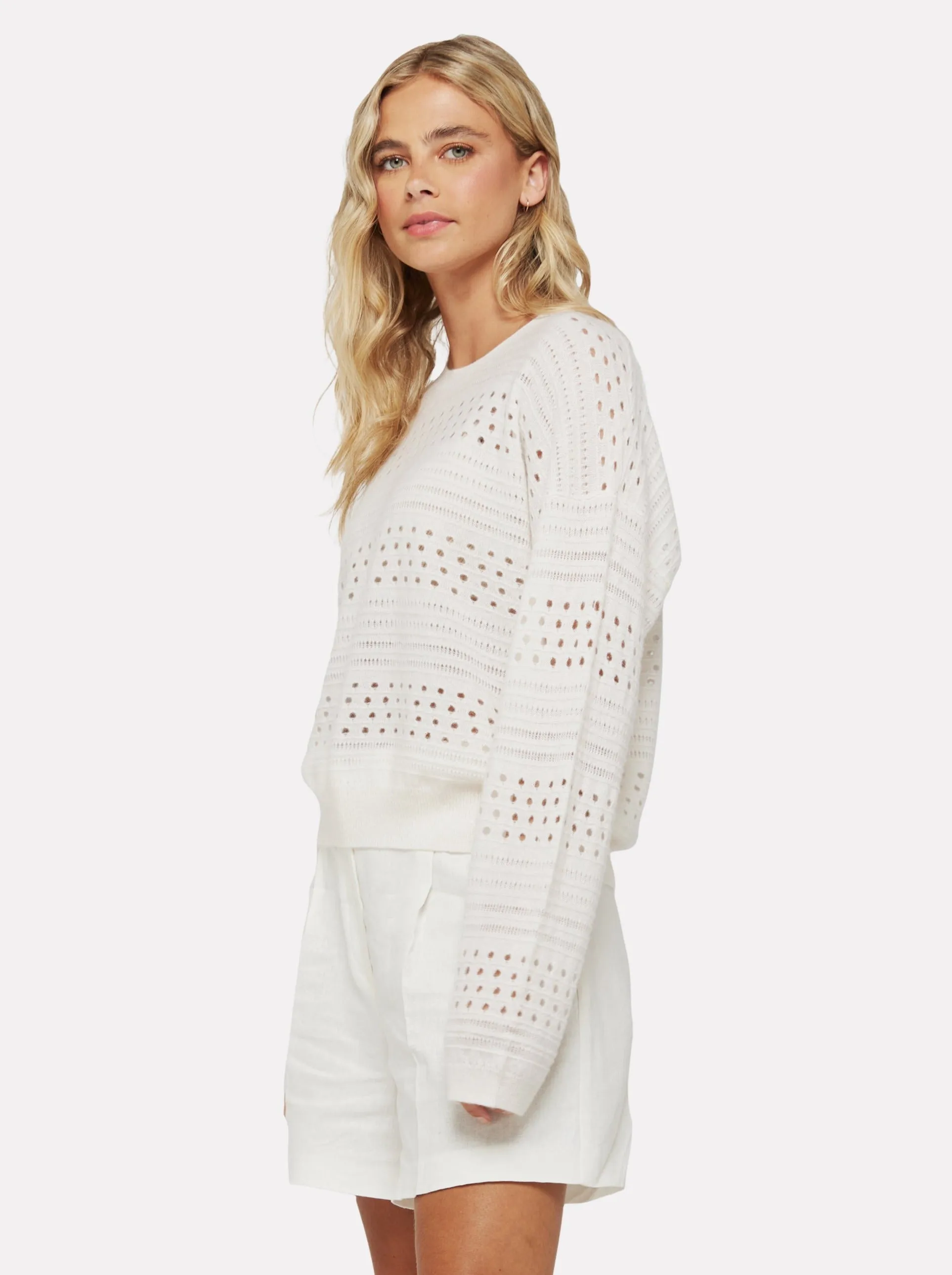 Clare Open-Stitch Knit