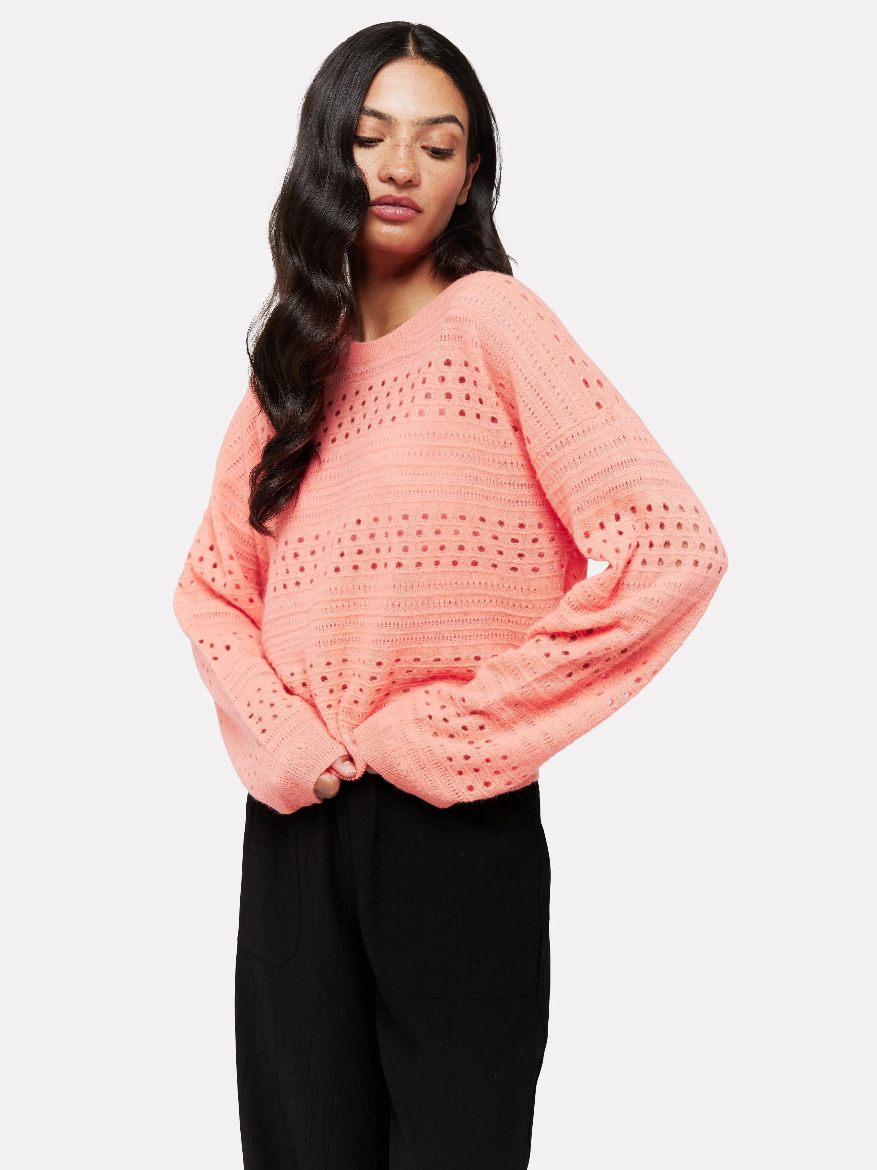 Clare Open-Stitch Knit