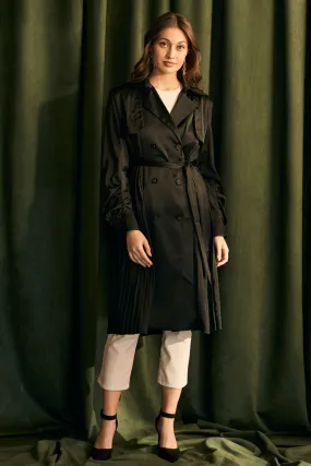 Classic Pleated Trench