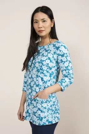 Coastal Tunic Delphinium Teal