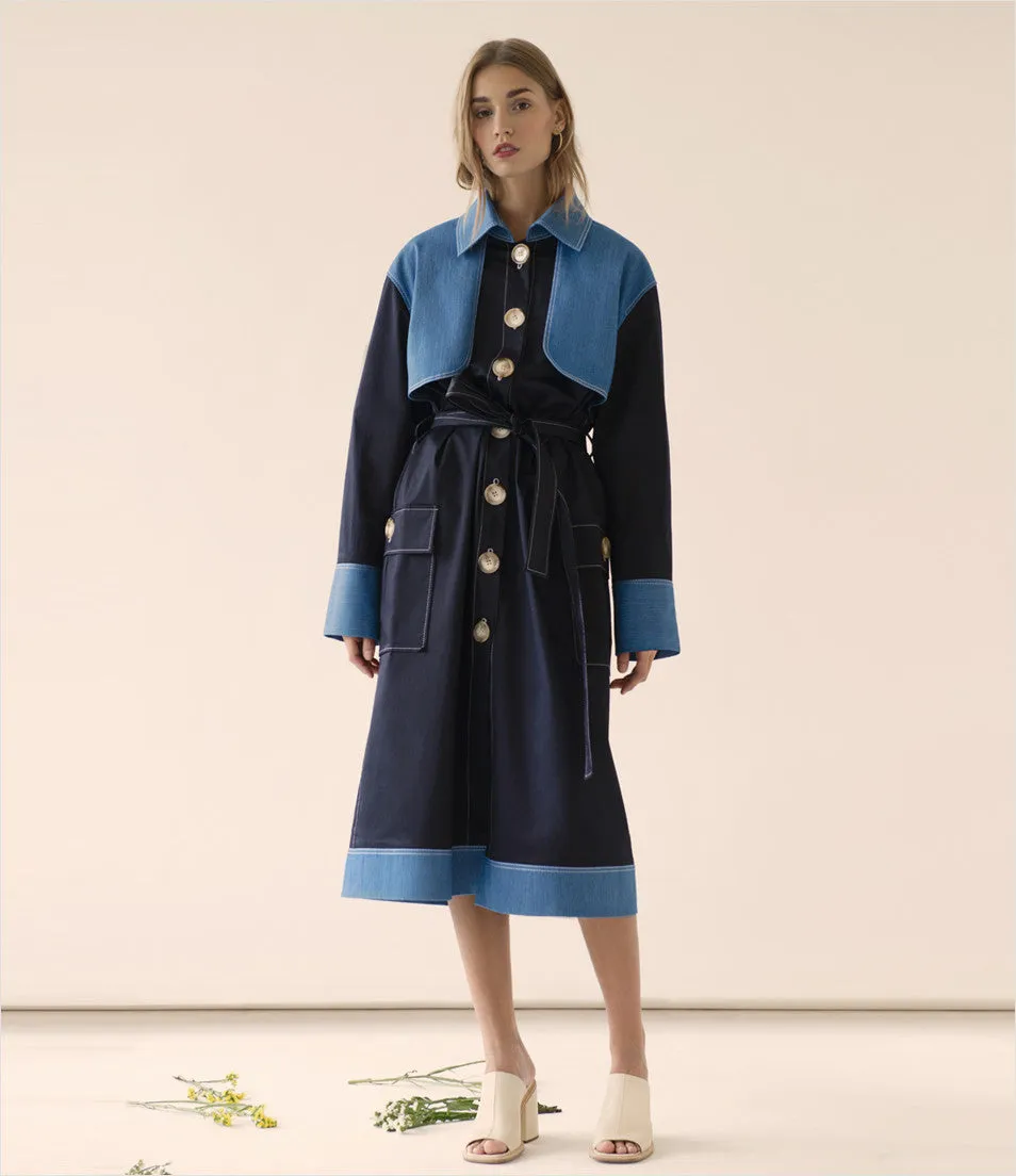 Collared Trench Coat