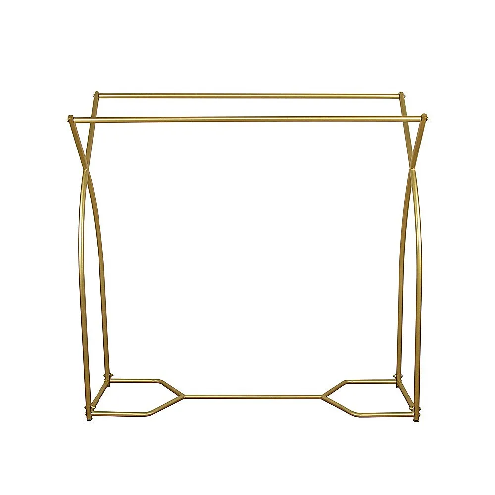 Commercial Clothing Garment Rack Retail Shop in Gold