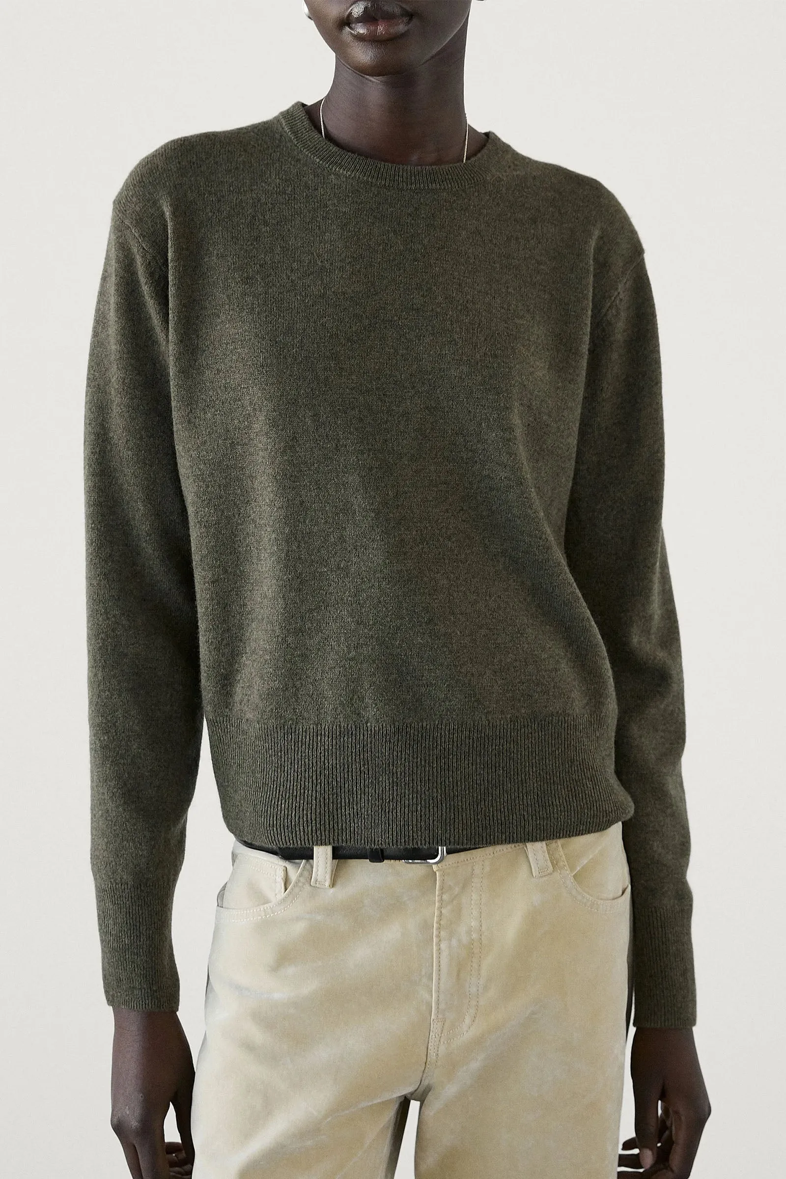 Crew Neck Jumper - Green