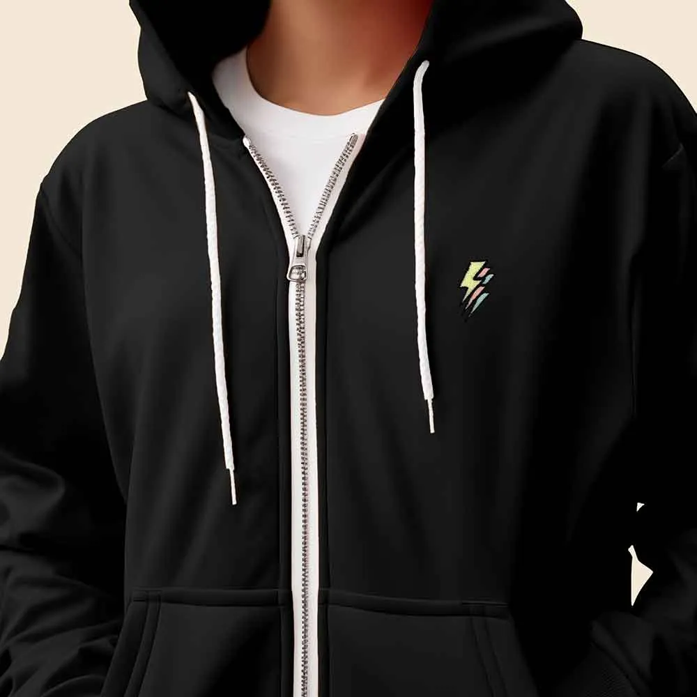 Dalix Lightning Zip Hoodie (Glow in the Dark)