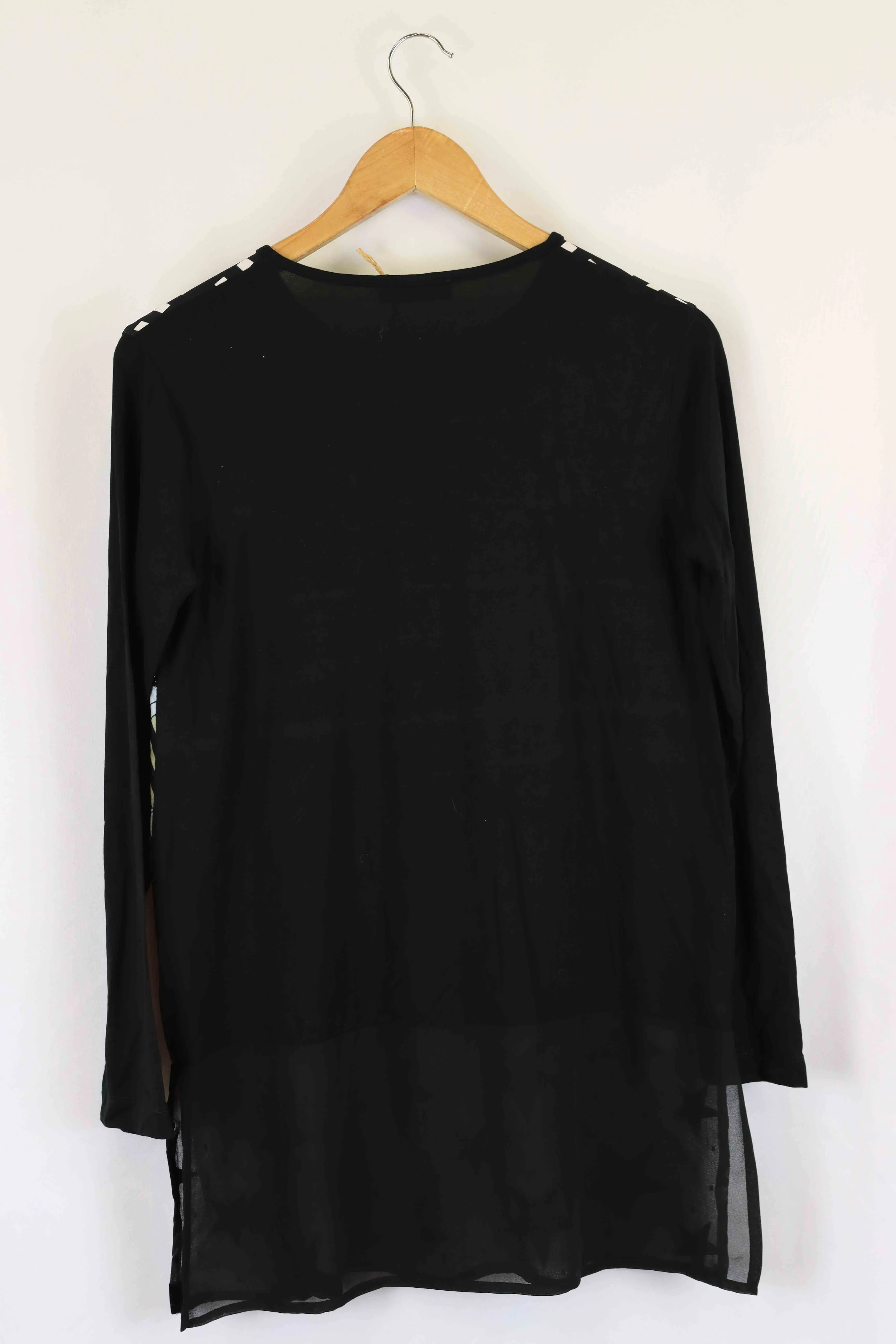 David Pond Black Long Sleeve Top 8