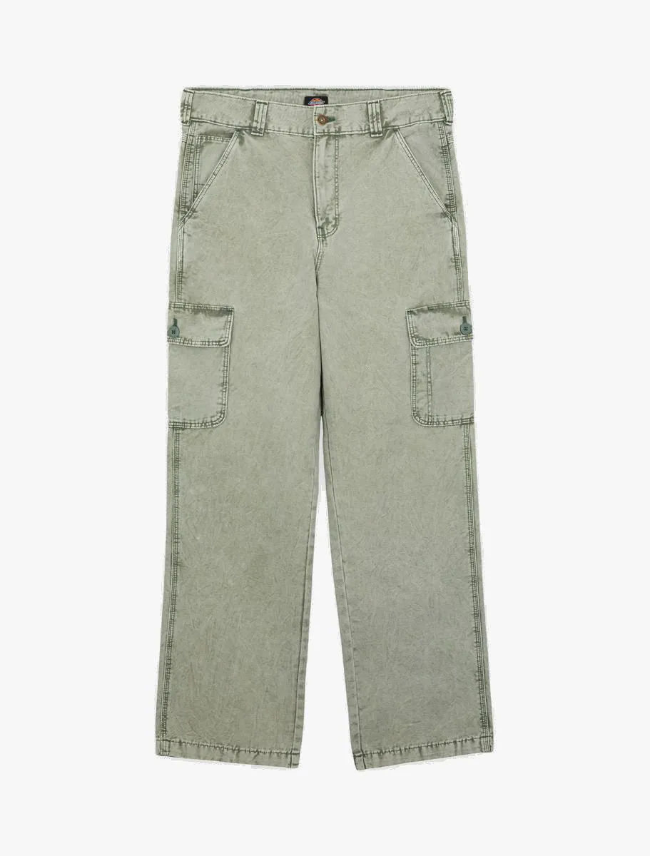 Dickies Newington Acid Dye Trousers - Light Green